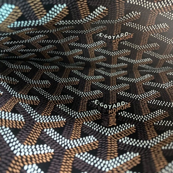 Authentic Goyard Artois MM Tote Bag Black Tan - Picture 13 of 15